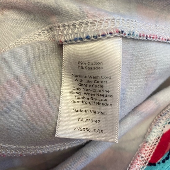 Talbots Full Zip Multicolor Paisley Track Jacket Size SP - Picture 5 of 6